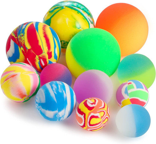 Pllieay 12pcs bouncy balls - 12pcs, 3