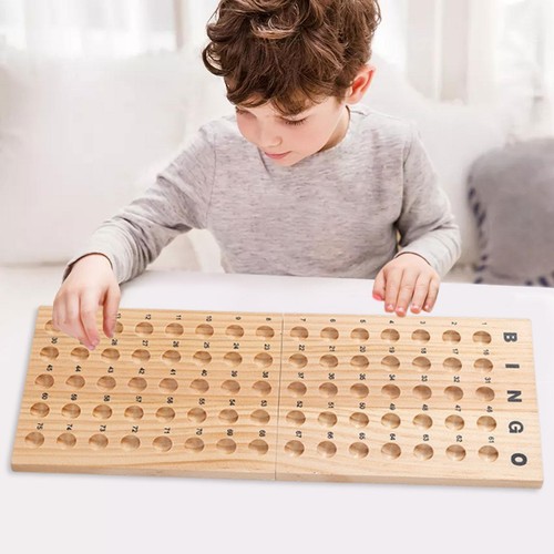 Wooden bingo masterboard - bingo,