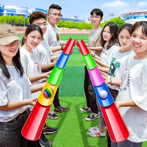 Team building relay ball - team,